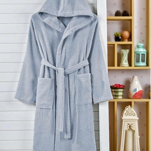 LINEAHOME GRAY 100% COTTON HOODED BARBECUE