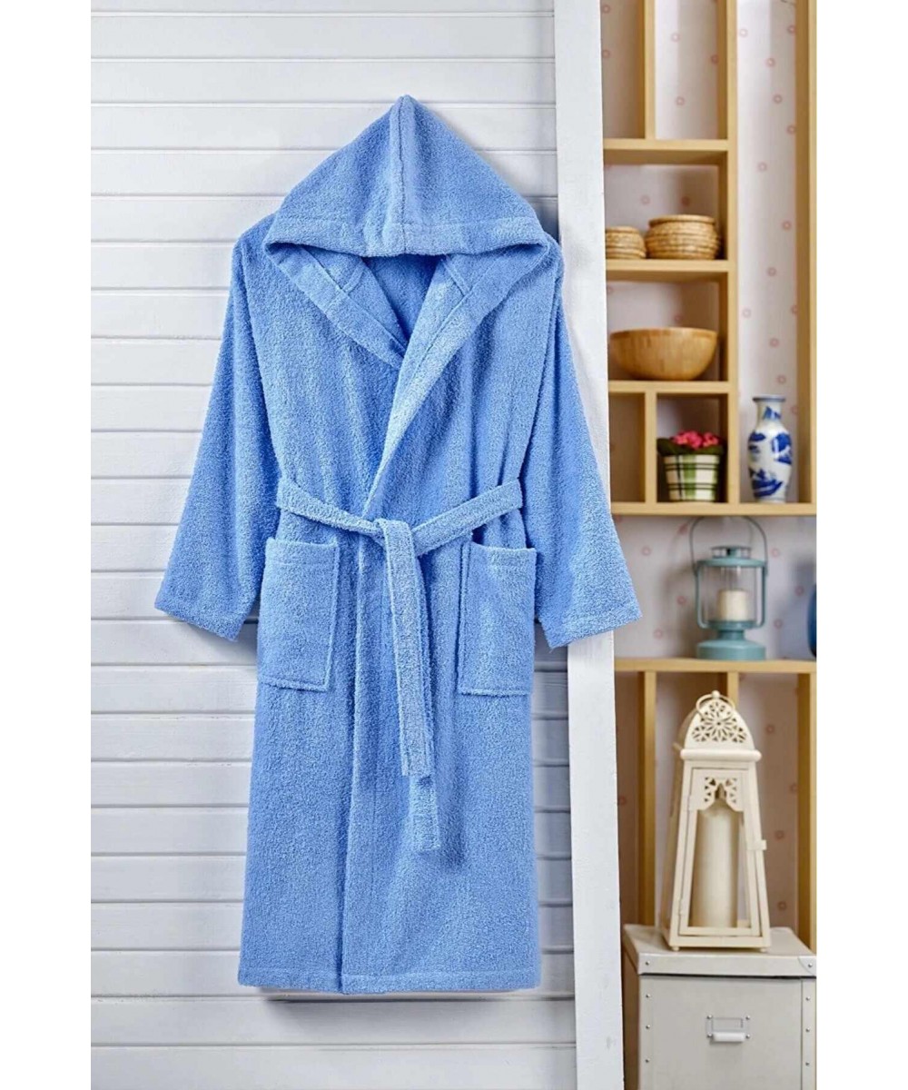 LINEAHOME BLUE 100% COTTON HOODED BARBECUE