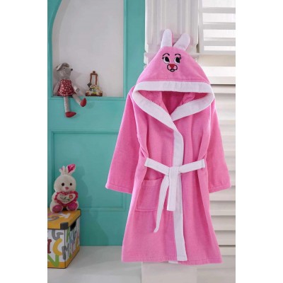 CHILDREN'S HOODED BARBECUE PINK LINEAHOME