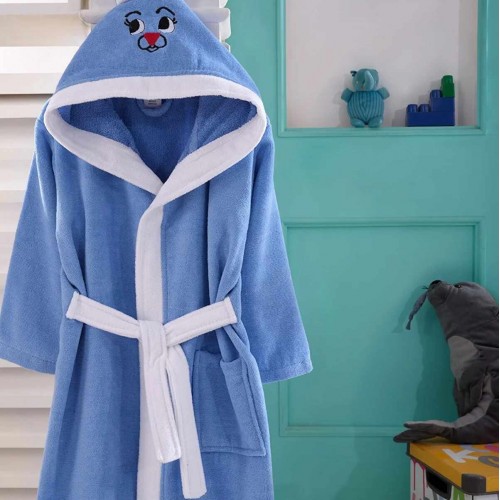 CHILDREN'S HOODED BARBECUE BLUE LINEAHOME