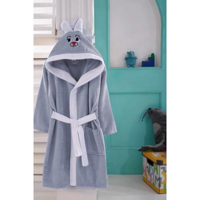 CHILDREN'S HOODED BARBECUE GRAY LINEAHOME