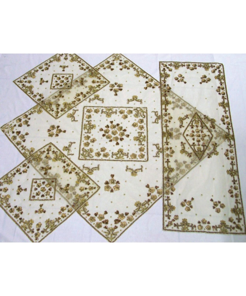 SET OF FRAMES 4PCS INDIAN HANDMADE CODE. 153/900 TULLE LINEAHOME