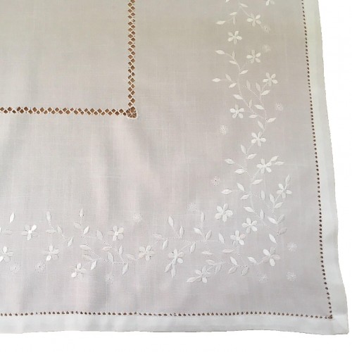 LINEN SET 7PCS EMBROIDERED WITH Azur MARGARET 18004 LINEAHOME