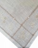 SQUARE SET 4PCS LINEN WITH AZURE AND HAND EMBROIDERY SQUARE 85X85 40X100 (2) 40X40 LINEAHOME