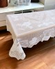 ALL-KNITTED TRAP/LO 180X180 HAND MERCERIZED WHITE LINEAHOME