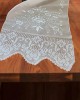TRAVERSE 46x170 WITH HAND EMBROIDERY PURE 100% SILK ROSE LINEAHOME