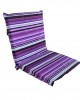 CHAIR CUSHION VIOLET 45X100 WITH BACK 45X100X4 LINEAHOME