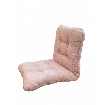 SEAT CUSHION WITH BAMBOO BACK 50X100 SHADE DUSTY PINK LINEAHOME