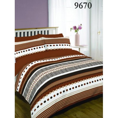 PRINTED SHEET SET STUDIO BROWN ONLY 160X240 LINEAHOME