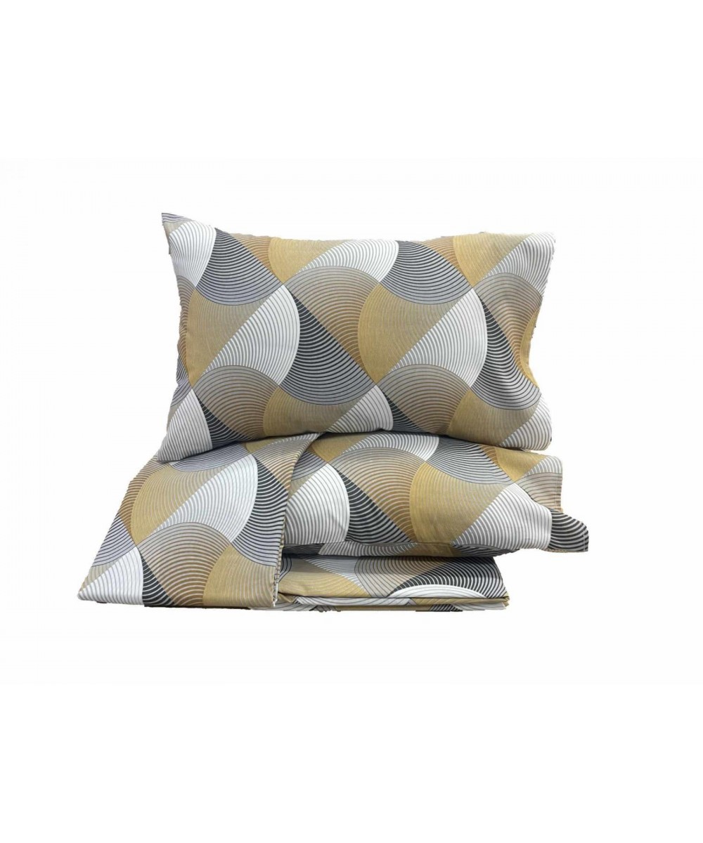 CANDLE GOLD PRINTED SHEET SET ONLY 160X240 LINEAHOME