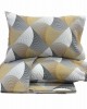 CANDLE GOLD PRINTED SHEET SET ONLY 160X240 LINEAHOME