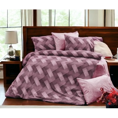 PARQUET DUSTY PINK DUSTY PINK SHEET SET ONLY 160X240 LINEAHOME