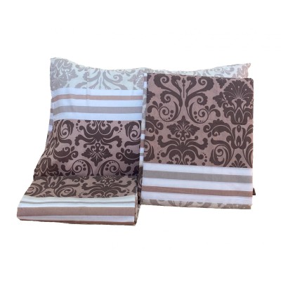 NORMA TERRACOTTA PRINTED SHEET SET ONLY 160X240 LINEAHOME