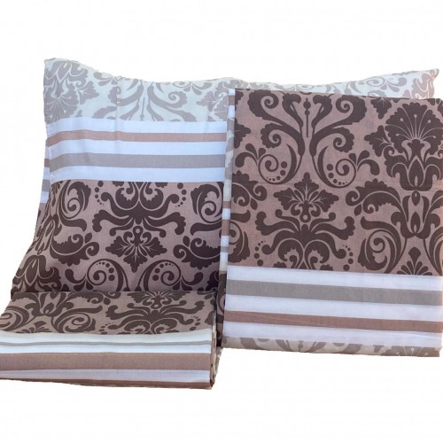 NORMA TERRACOTTA PRINTED SHEET SET ONLY 160X240 LINEAHOME