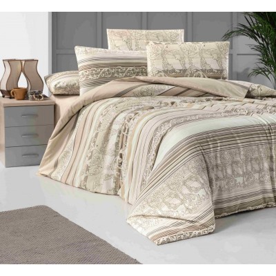 ARIA BEIGE PRINTED SHEET SET ONLY 160X240 LINEAHOME