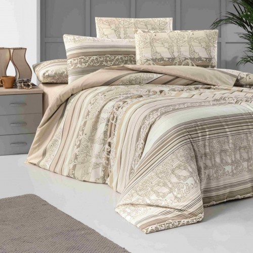 ARIA BEIGE PRINTED SHEET SET ONLY 160X240 LINEAHOME