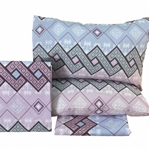 NORDIC PINK DOUBLE PRINTED SHEET SET 200X240 LINEAHOME