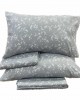 ANNABELLE GRAY DOUBLE PRINTED SHEET SET 200x240 LINEAHOME