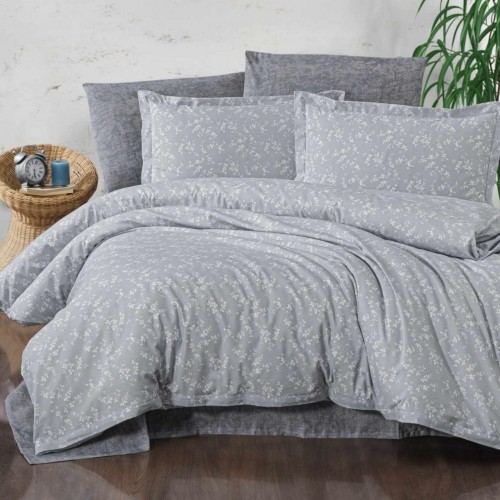 DUVET CASE ANNABELLE GRAY ONLY 160X240 LINEAHOME