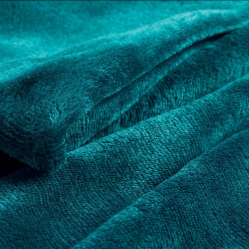 Blanket - Pillow 180X220 super soft Flanou blue 180x220cm 100% polyester