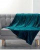 Κουβέρτα - Ριχτάρι 180X220 super soft  Σχ.Flanou blue 180x220cm 100%  polyester