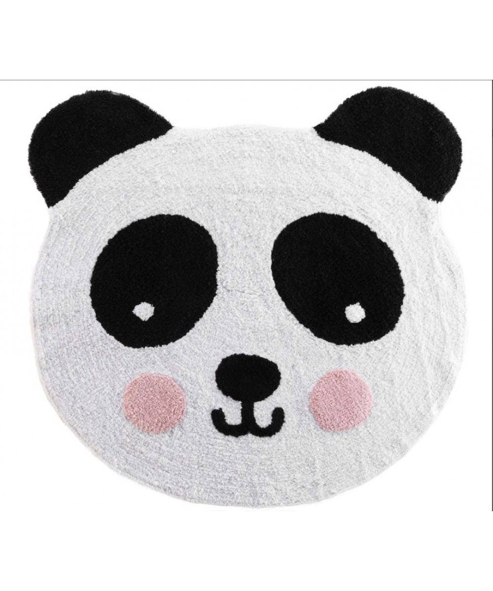 Χαλάκι στρόγγυλο  Σχ. Panda 90cm poly/cotton