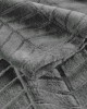 Κουβέρτα - Ριχτάρι με ζακάρ σχέδιο super soft  Σχ.Arya grey 180x220cm 100%  polyester