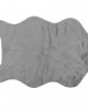 Πατάκι συνθετικής γούνας Σχ. Reglisse grey 60χ90cm 100% pol.