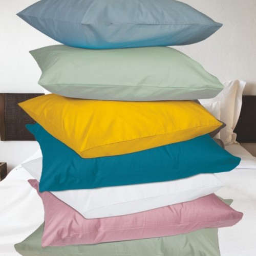 Pillowcases monochrome Fig.Rainbow 52x72cm poly/cotton 144 threads Coral