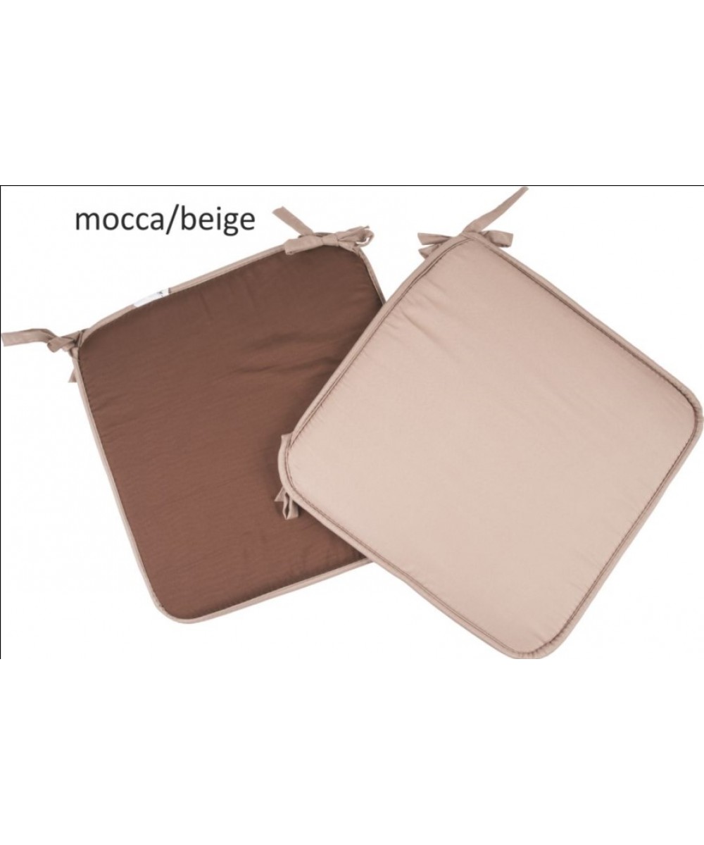 Μαξιλάρι καρέκλας δίχρωμο Σχ.Reli mocca-beige 38x38x2cm 100%  microfiber (Αντιγραφή)