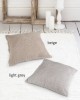 Decorative pillowcase Fig. Velvet square 50x50cm 100% gray color