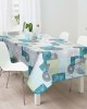 Tablecloth with cotton Fig. Beely yellow 100% pol. 150x150cm