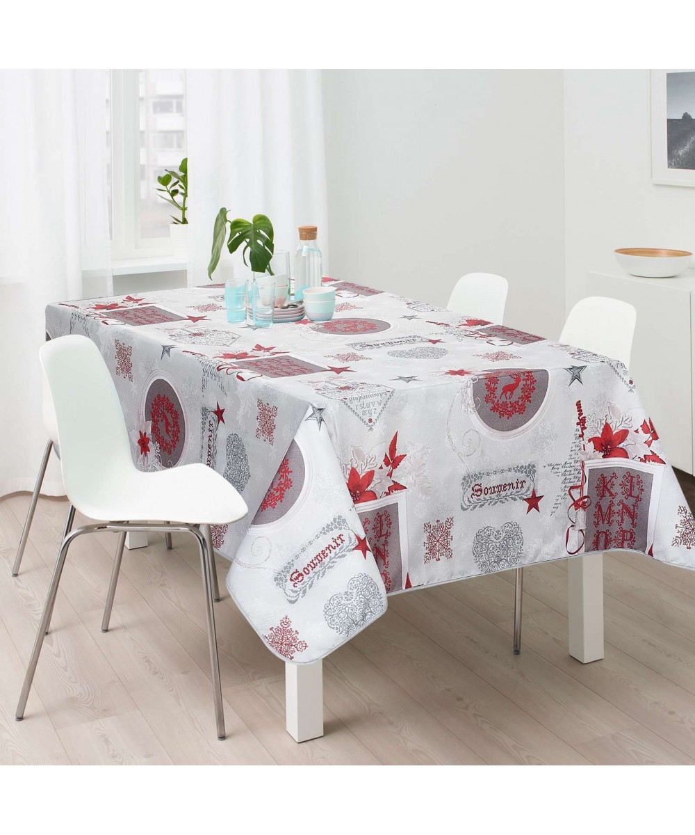 Christmas tablecloth Fig. 1260 100% pol. 150x150cm