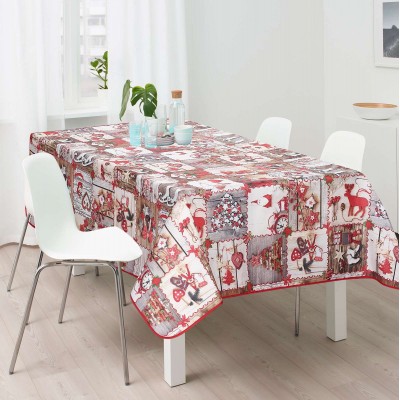 Christmas tablecloth Fig. 1261 100% pol. 150x150cm 