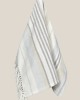 Πετσέτα θαλάσσης - παρεό με κρόσια 90X150cm Σx.8707 80%  cotton-20%  pol.
