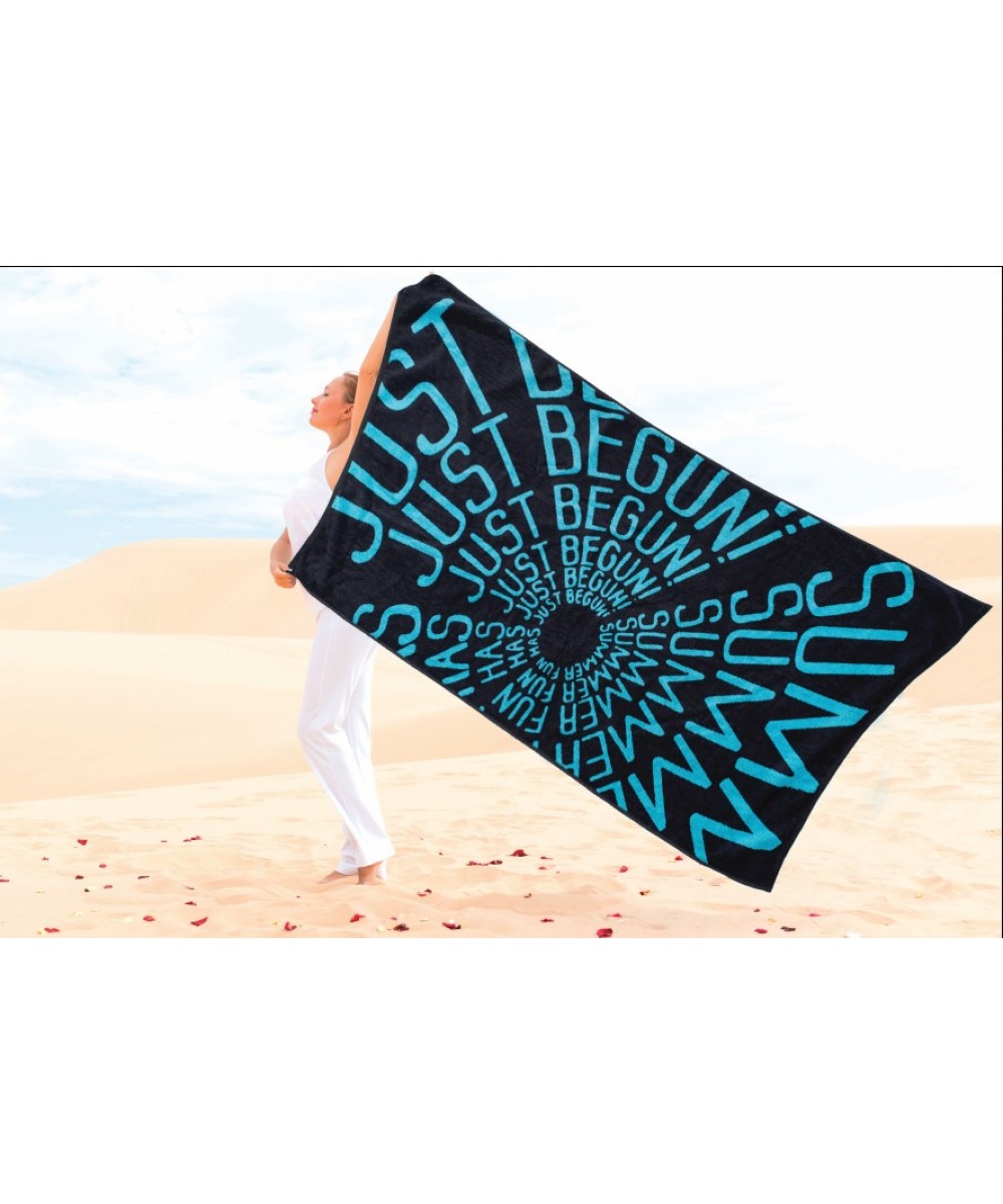 Beach towel 86X160 Σx. Summer 100% cotton