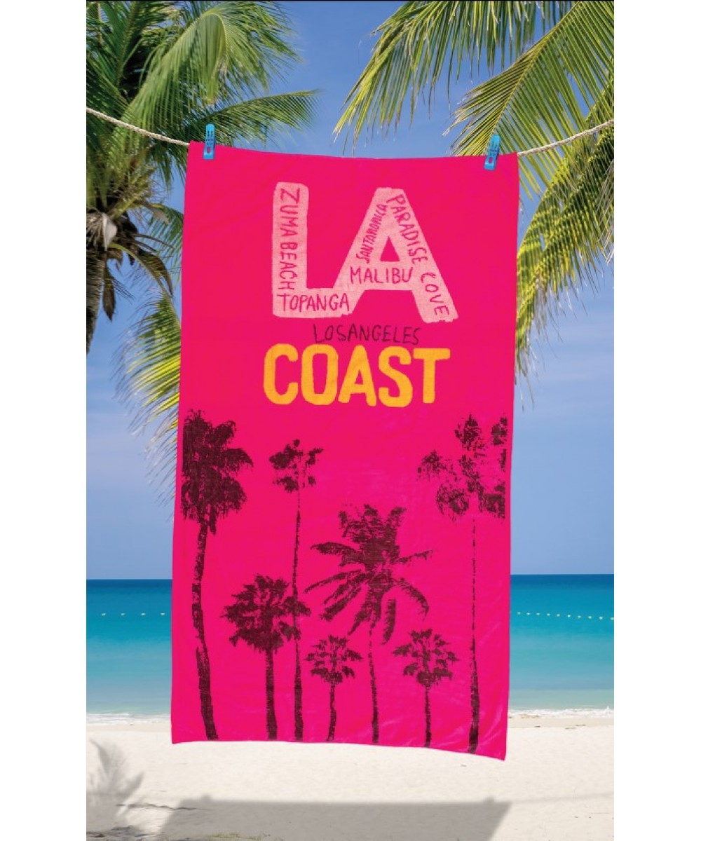Beach towel 86X160 Σx. LA 100% cotton