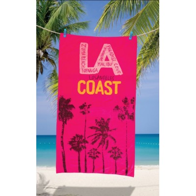 Beach towel 86X160 Σx. LA 100% cotton