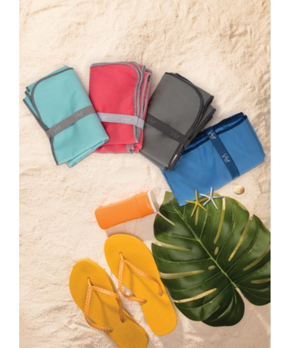 Beach-gym towel Sch.Mac 75X150 80% pol.-20% nyl. Blue