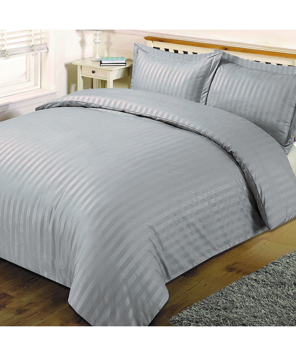 Sheet set -Glamour- monochromatic Gray poly/cotton 170x280cm