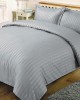 Sheet set -Glamour- monochromatic Gray poly/cotton 240x280cm