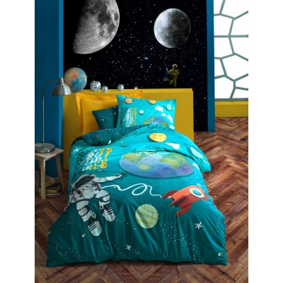 Children's Sheet Set SPACE Single sheet set: 170 x 240 1 pillowcase 50 x 70 cm.