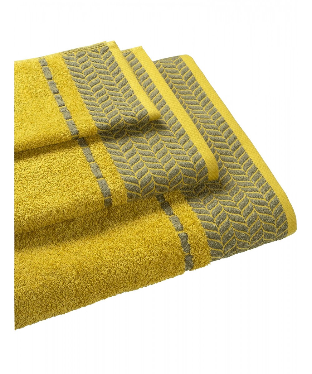 Towel FROND YELLOW Hand towel: 30 x 50 cm.