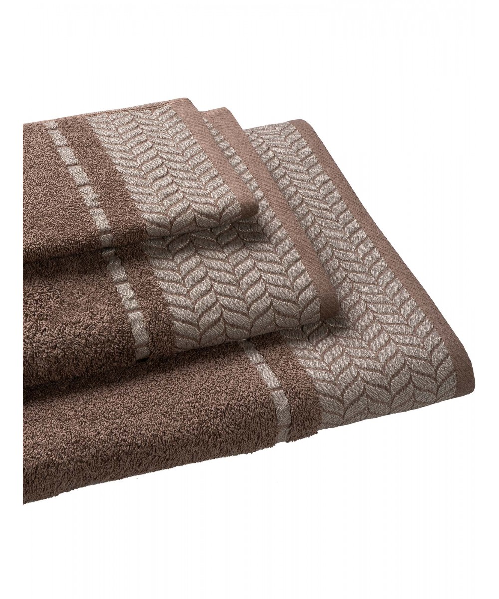Towel FROND BROWN Hand towel: 30 x 50 cm.
