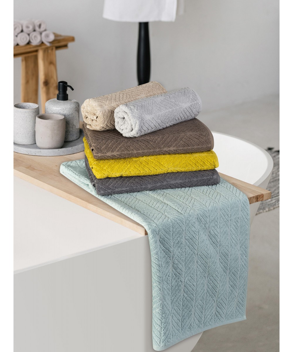 HERB ANTHRACITE towel Hand towel: 30 x 50 cm.