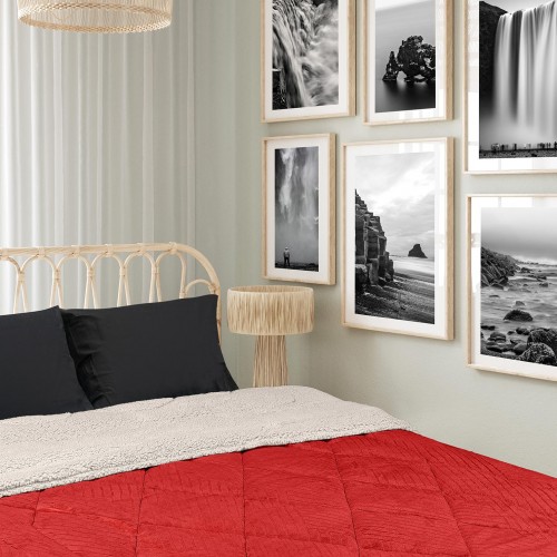 CHILL RED BEIGE Duvet Quilt semi-double: 180 x 240 cm.