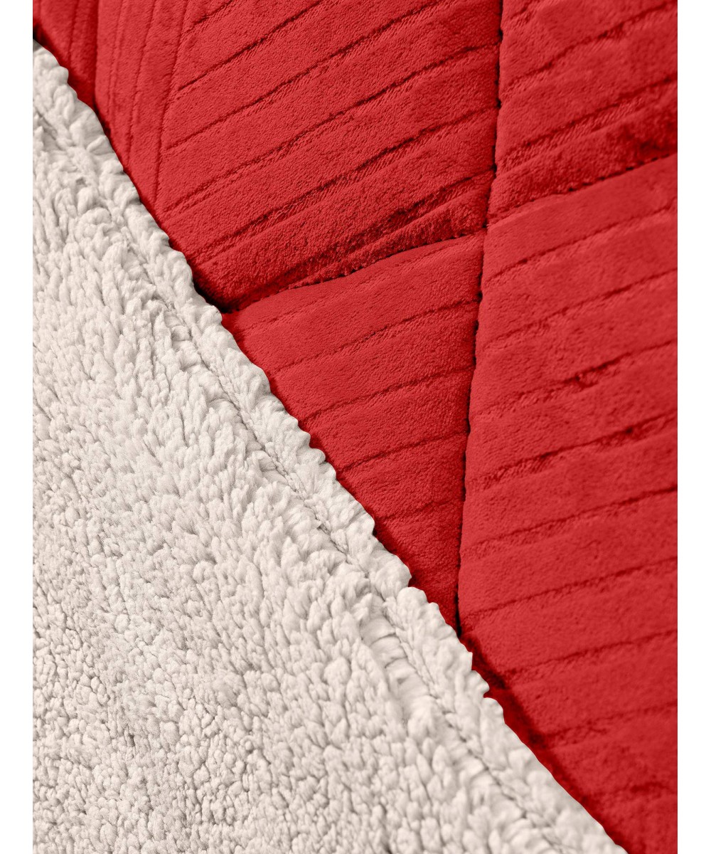 CHILL RED BEIGE Duvet Quilt extra double: 220 x 240 cm.
