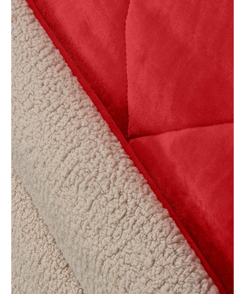 Κουβερτοπάπλωμα BLIZZARD RED BEIGE Κουβερτοπάπλωμα ημίδιπλο: 180 x 240 εκ.