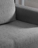 Ελαστικά καλύμματα καναπέ TRATINI GREY Σετ ελαστικά καλύμματα τριών τεμαχίων