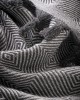 Throw VORM ANTHRACITE Throw armchair: 180 x 190 cm.